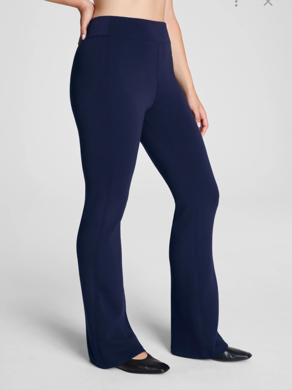 SPANX AirEssentials Slim Flare Navy Pants